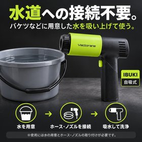 IBUKI｜充電式ハンディ高圧洗浄機