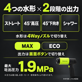 IBUKI｜充電式ハンディ高圧洗浄機
